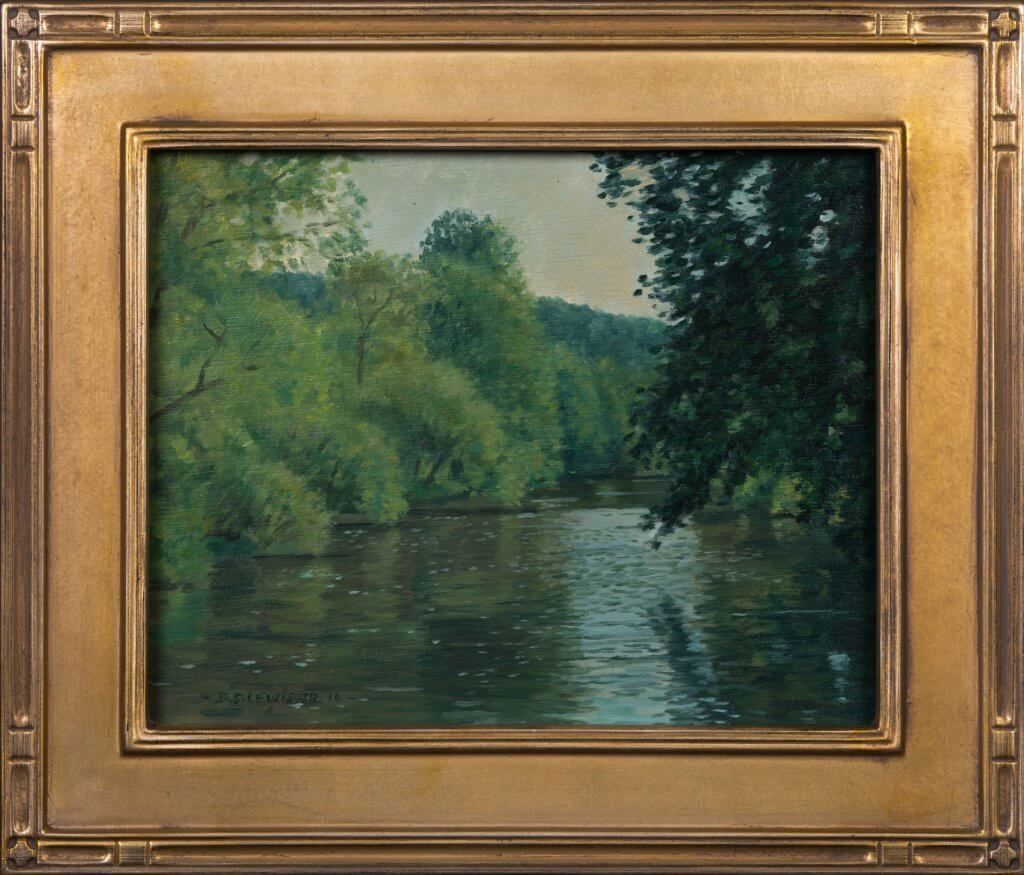 Donald S. Lewis, Jr. - Up the Jackson, Hidden Valley - Oil on Panel - 8x10 - Framed